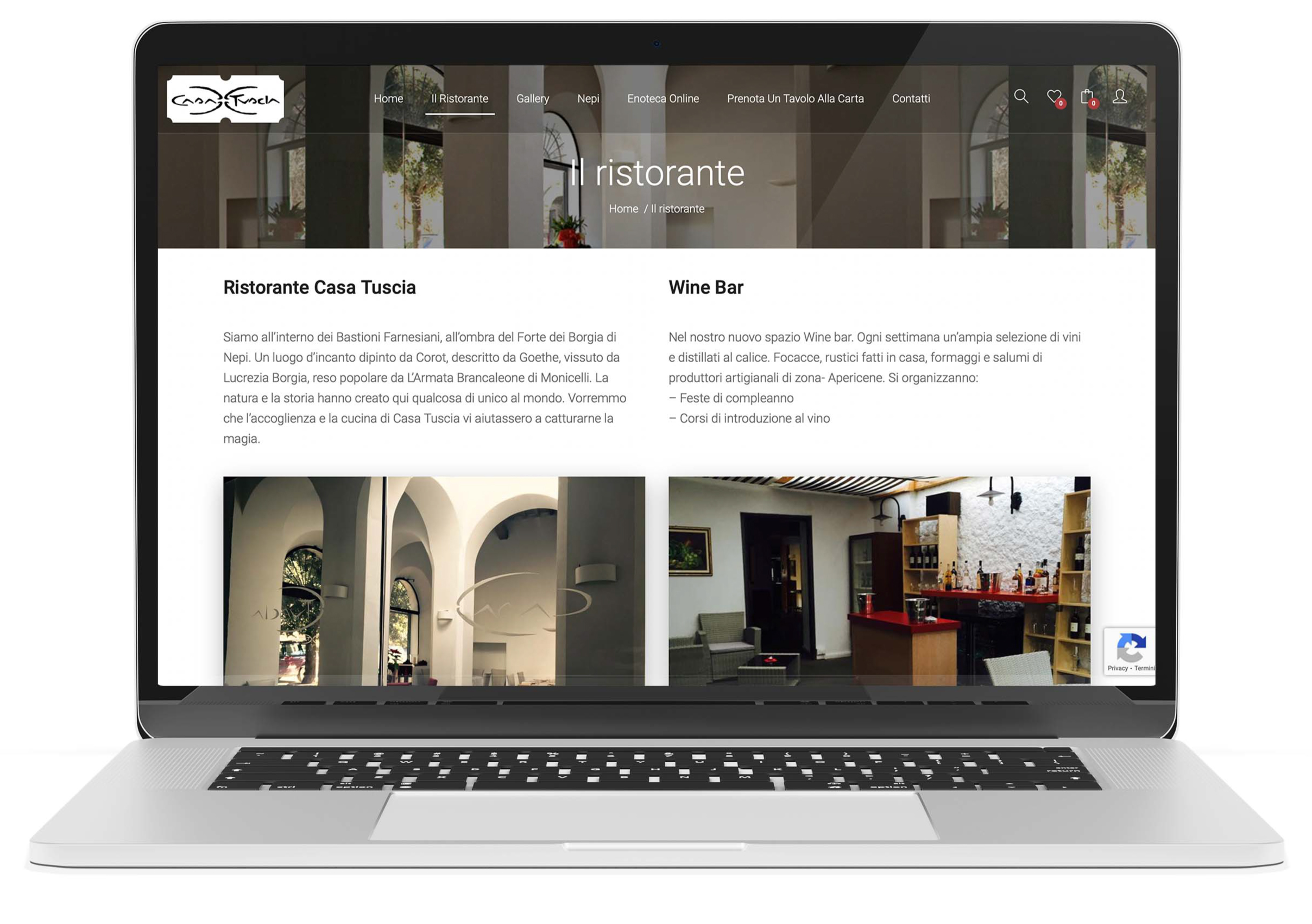 Ristorante Casa Tuscia - Website